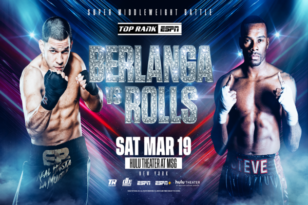 Edgar Berlanga fights Steve Rolls this Saturday night