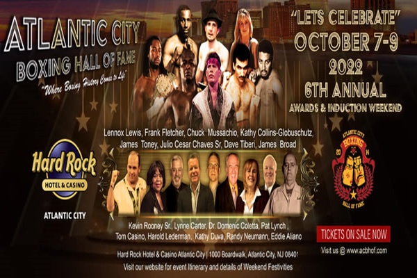 The sixth annual Atlantic City Boxing Hall of Fame ceremony