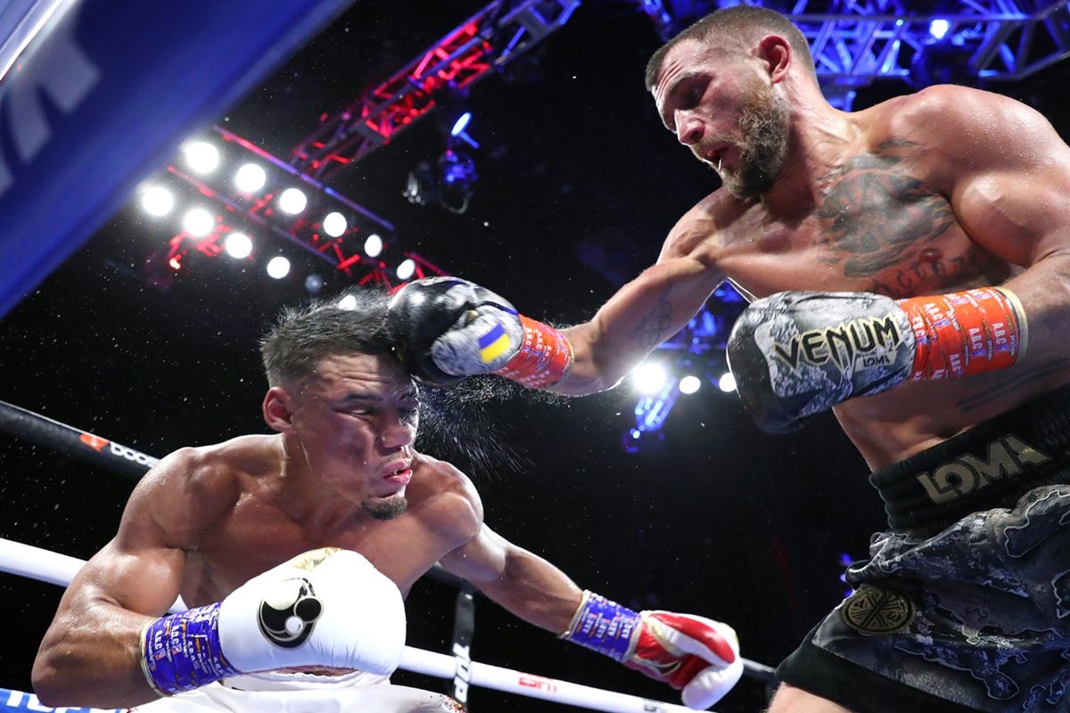 Lomachenko prevails photo by Mikey Williams Top Rank
