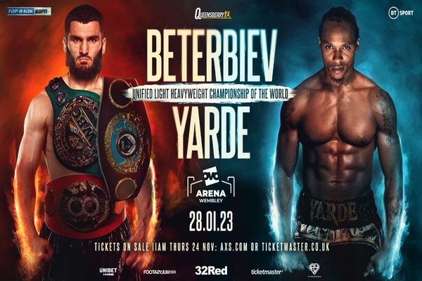 Undefeated light heavyweight champion Artur Beterbiev big favorite to take care of Anthony Yarde Jan.28