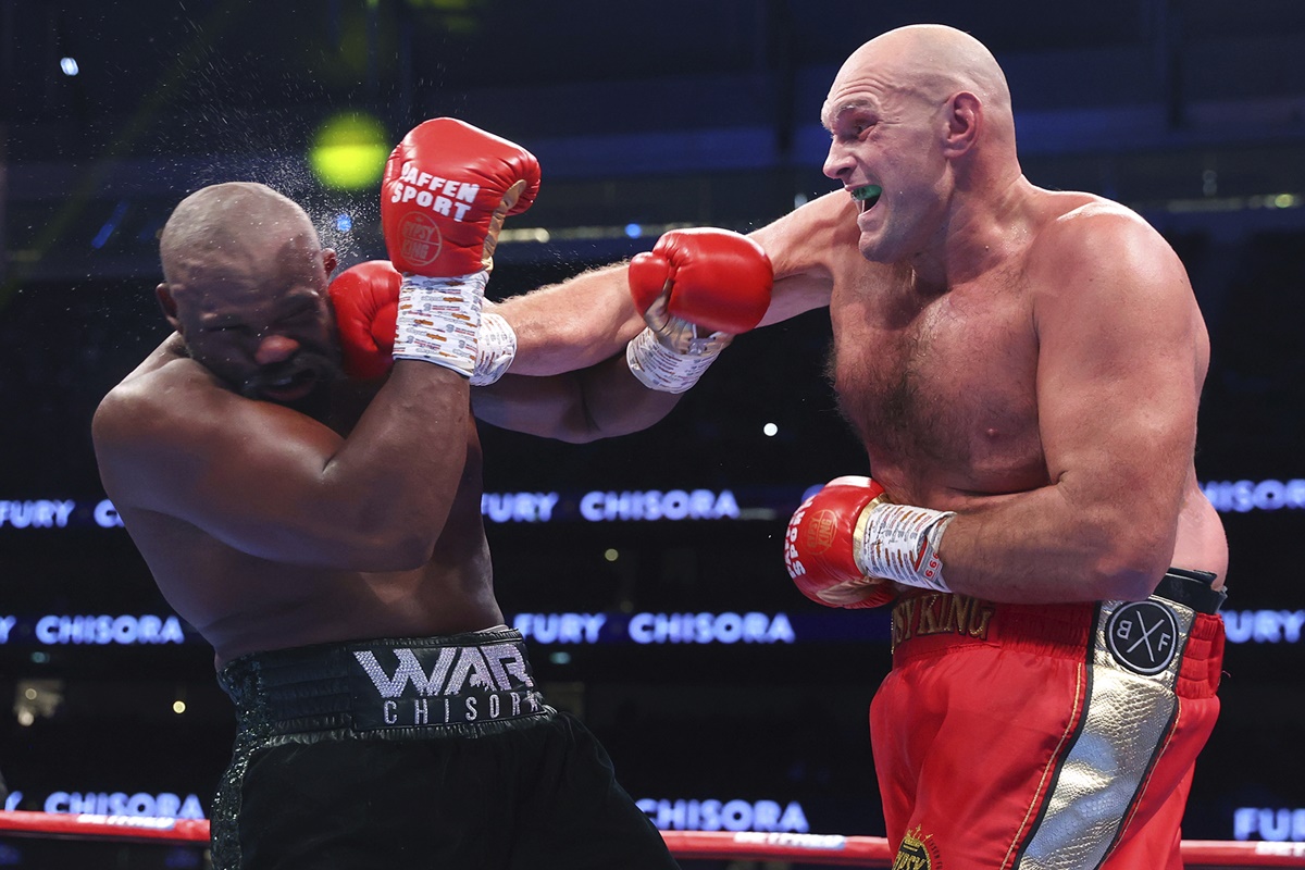 Fury Chisora picture Mikey Williams/Top Rank via Getty Images.