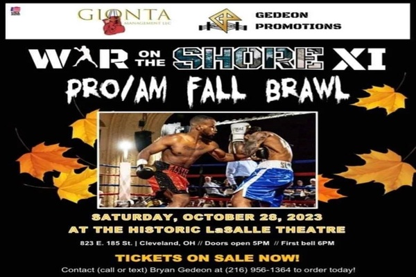 War on the Shore XI in Cleveland tomorrow night