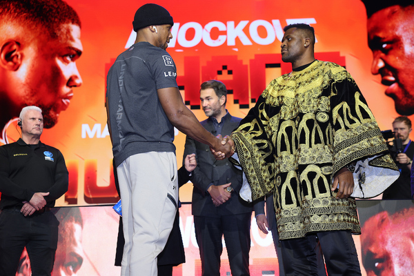 Anthony Joshua vs Francis Ngannou face off, all the quotes
