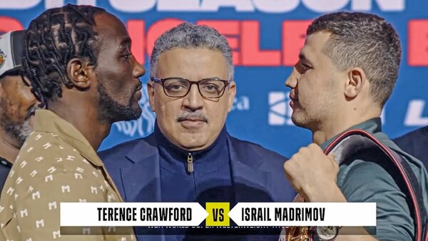 FACE OFF | Terence Crawford vs. Israil Madrimov • HEAD TO HEAD in NYC | DAZN &amp; Matchroom Boxing