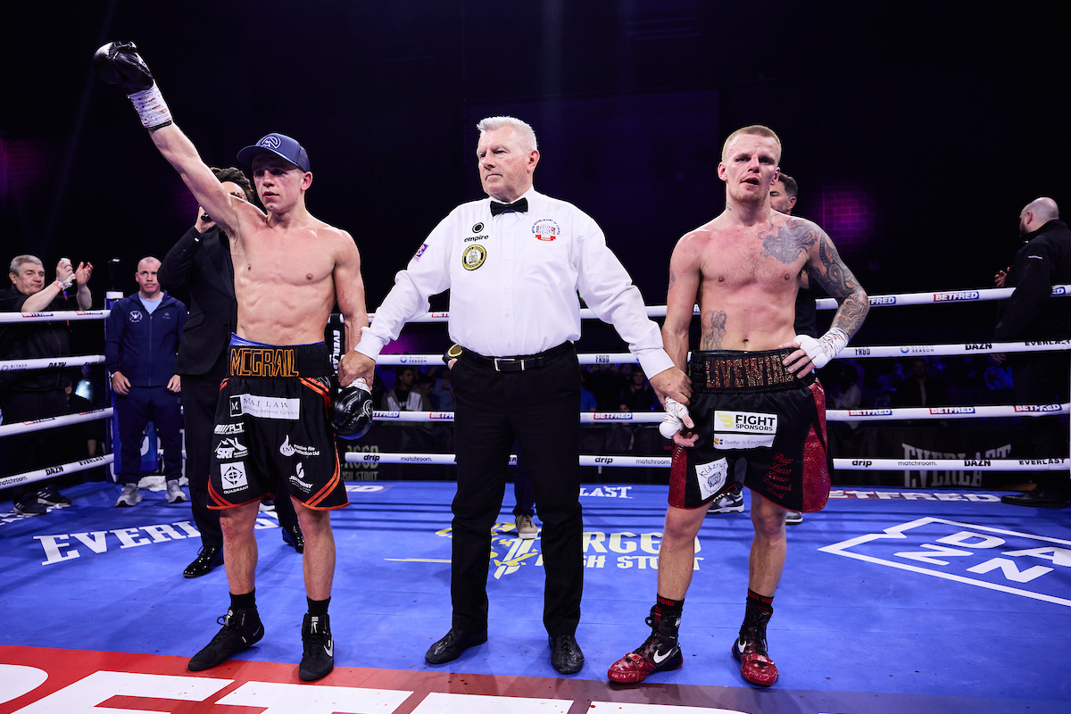Peter McGrail beats Marc Leach (Mark Robinson/Matchroom)