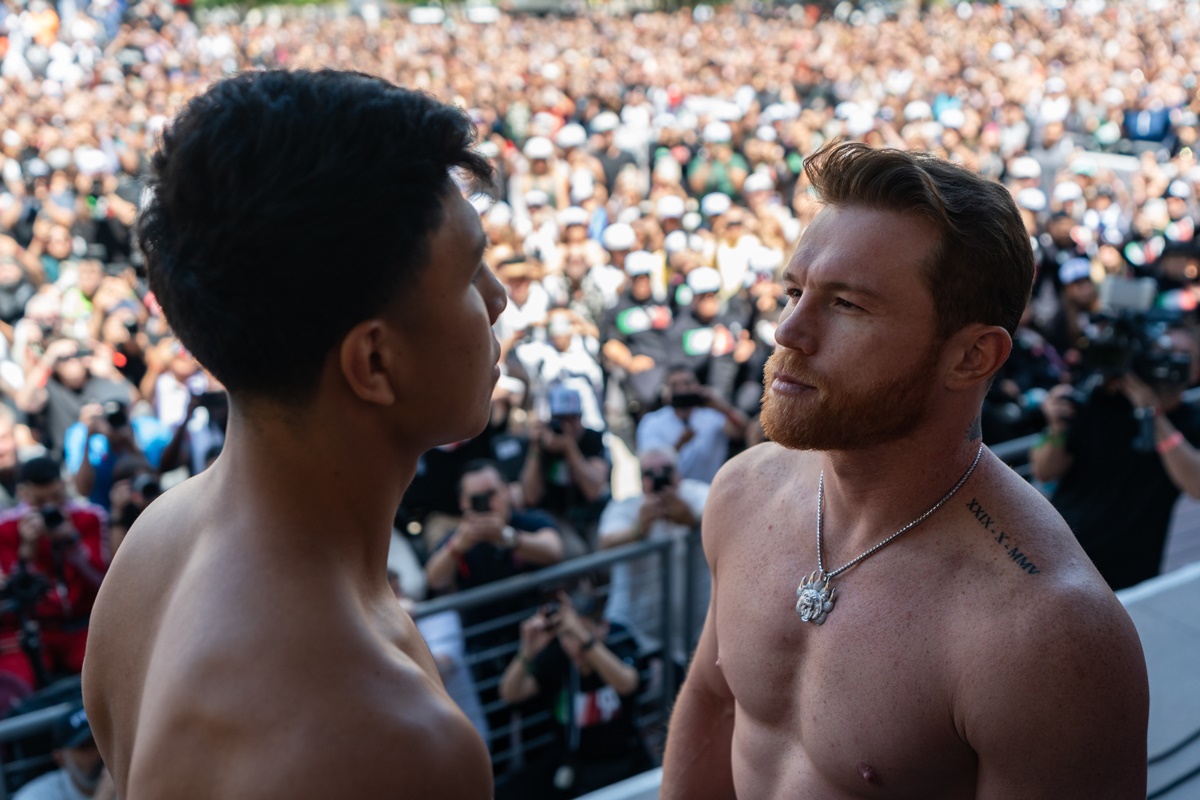 Canelo vs Munguia Weigh-in - photo by Esther Lin 