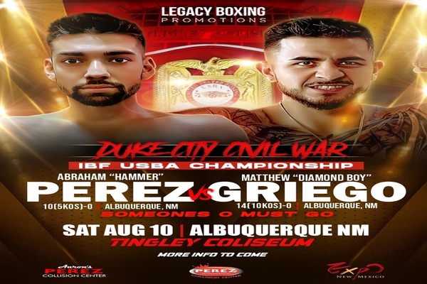 Abraham Perez vs Matthew Griego “Civil War”