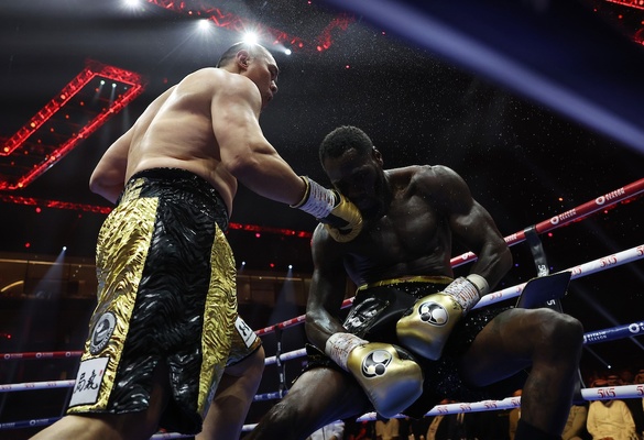 Zhilei Zhang sends Deontay Wilder into probable retirement, Daniel Dubious stops overconfident Filip Hrgovic