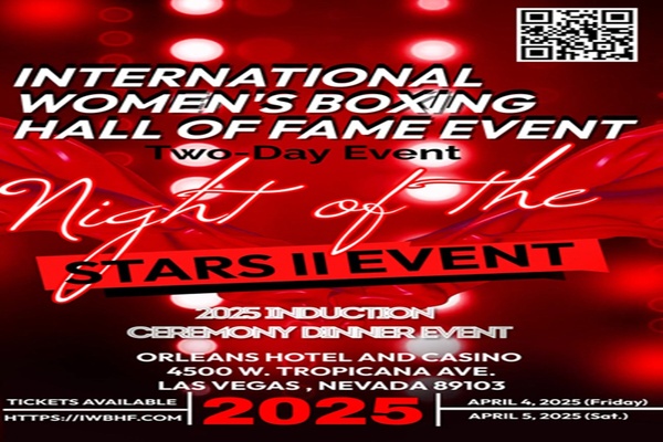 Two-Day International Women's Boxing Hall of Fame April 4-5, 2025 - Las Vegas, Nevada